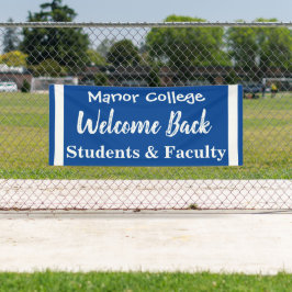 アウトドアスクールウェルカムバックバナー 横断幕