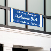 アウトドアスクールウェルカムバックバナー 横断幕 (ビルの外側)