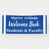 アウトドアスクールウェルカムバックバナー 横断幕 (横)