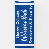 アウトドアスクールウェルカムバックバナー 横断幕 (縦)