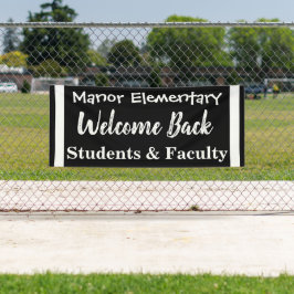 アウトドアスクールウェルカムバックバナー 横断幕