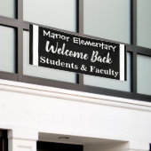 アウトドアスクールウェルカムバックバナー 横断幕 (ビルの外側)