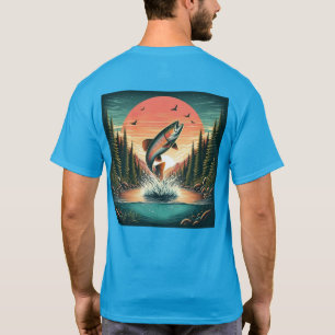 アウトドアスマンのマス自然 Tシャツ