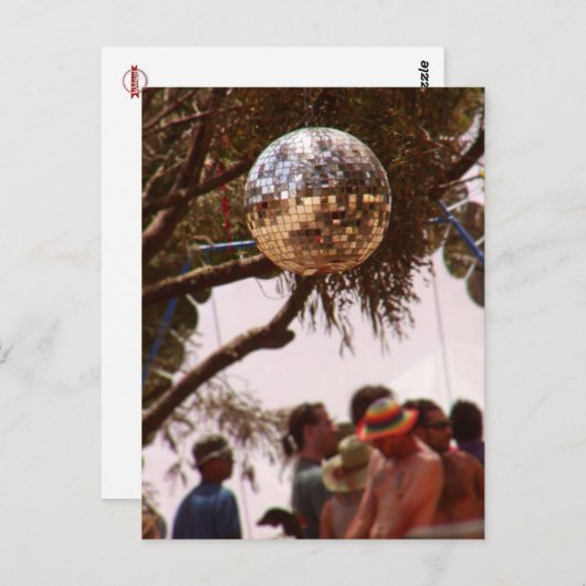 アウトドアディスコポストカード ポストカード (正面/裏面)