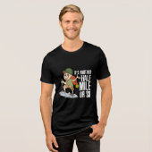 アウトドアトレイルハイカーもう半マイル トライブレンドTシャツ (正面全面)