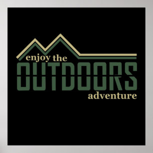 アウトドアハイカーの冒険 ポスター