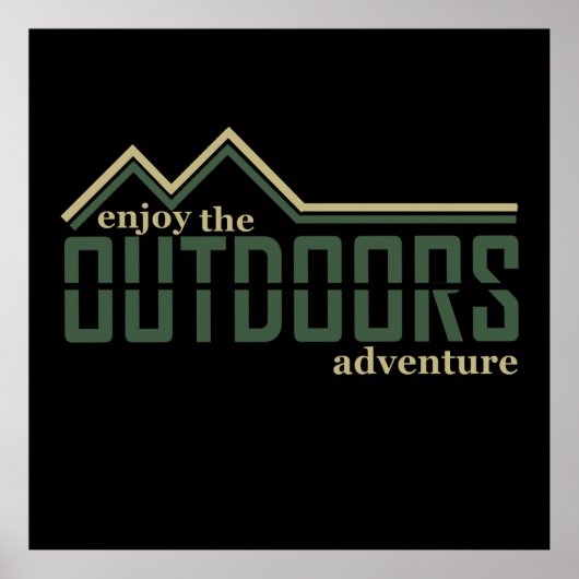 アウトドアハイカーの冒険 ポスター (正面)