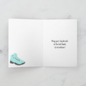 アウトドアハイキング&キャンプギア パーソナライズされた カード (内部)