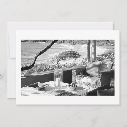 「アウトドアパーティー」 US招待状 招待状 (正面)