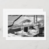 「アウトドアパーティー」 US招待状 招待状 (正面/裏面)