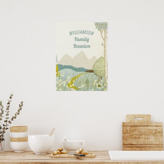 アウトドアファミリー懇親会ピクニックギャザリングイベント ポスター (キッチン)