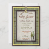 アウトドアベビー招待状カード 招待状 (裏面)