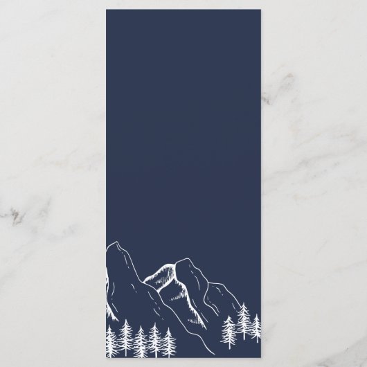 アウトドアマウンテンズパイン結婚ツリー メニュー (裏面)