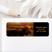 アウトドアマン動揺してグ野生動物ブルムース ラベル (インサイチュ)