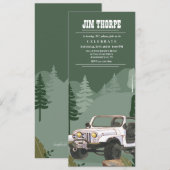 アウトドアマン 招待状 (正面/裏面)