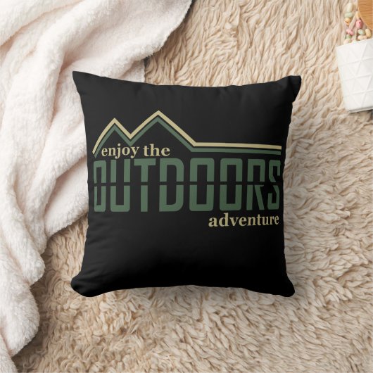 アウトドア冒険 クッション (ブランケット)