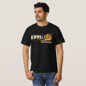 アウトドア探検グラフィックTシャツ メンズ Tシャツ (正面フル)