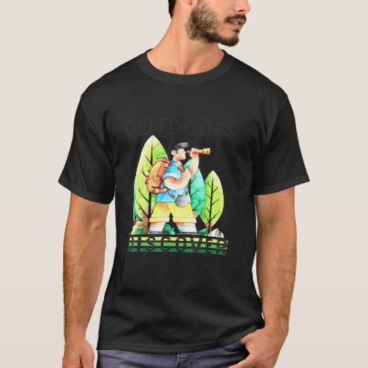 アウトドア検出 Tシャツ (正面)