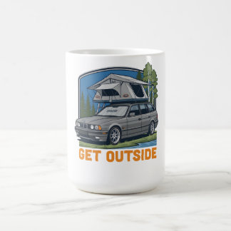 アウトドア派 BMW E34 Touring Tシャツ | E34 ワゴン コーヒーマグカップ