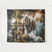 アウトドア湿地 タペストリー (正面(横))