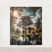 アウトドア湿地 タペストリー (正面)