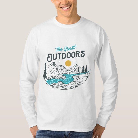 アウトドア素晴らし2 Tシャツ (正面)