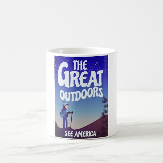 アウトドア素晴らし。 コーヒーマグカップ (中央)