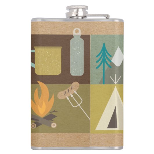 アウトドア素晴らし フラスク (裏面)