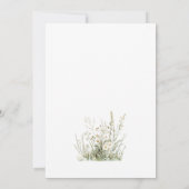 アウトドア素朴アドベンチャーベビーシャワー 招待状 (裏面)