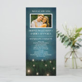 アウトドア素朴ガーデンホタル結婚式 プログラム (スタンド正面)