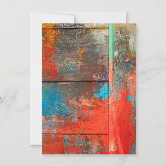 アウトドア素朴ズペイントボールパーティの招待状 招待状 (裏面)