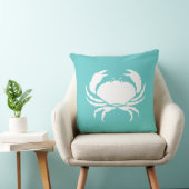 アウトドア航海のカニティール（緑がかった色）シーブルー枕 クッション (椅子)