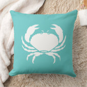 アウトドア航海のカニティール（緑がかった色）シーブルー枕 クッション (ブランケット)