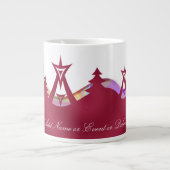 アウトドア音楽フェスティバルインスピレーションマグ ジャンボコーヒーマグカップ (正面)