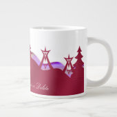 アウトドア音楽フェスティバルインスピレーションマグ ジャンボコーヒーマグカップ (右)