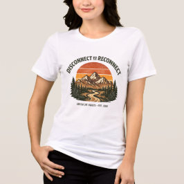 アウトドア・アドベンチャー・ハイキングTシャツ サマー・バケーション・シャツ トライブレンドＴシャツ