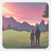 アウトドア スクエアシール (正面)