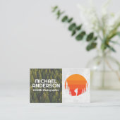 アウトドア |ハイカーロゴ |フォレスト 名刺 (スタンド正面)