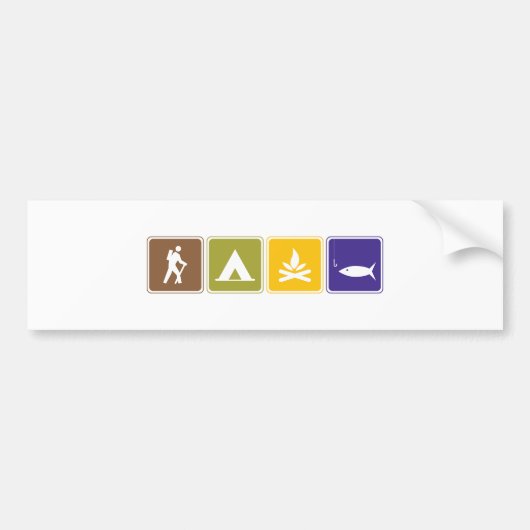 アウトドア バンパーステッカー (正面)