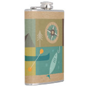 アウトドア フラスク (右)