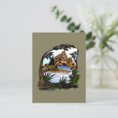 アウトドア ポストカード (スタンド正面)