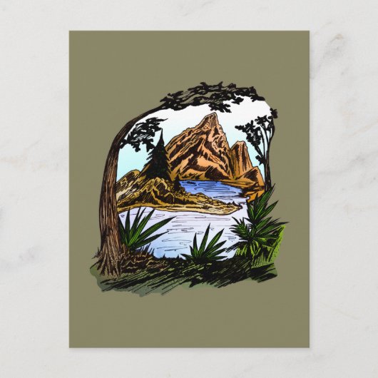 アウトドア ポストカード (正面)