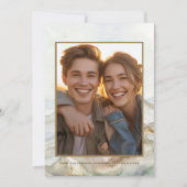 アウトドア・マウンテン・ウォーターカラー・ウェディング・セーブ・ザ・デート セーブザデート (正面)