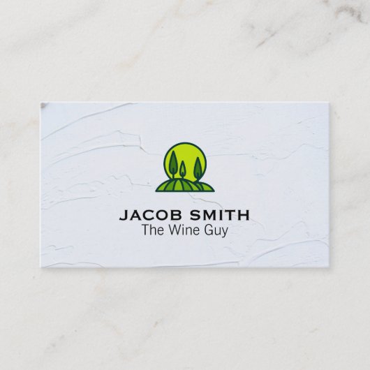 アウトドア |ワイン |ブドウ園 名刺 (正面)