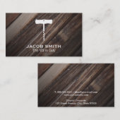 アウトドア | ワイン 名刺 (正面/裏面)