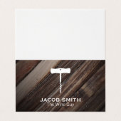 アウトドア | ワイン 名刺 (外部フラット)