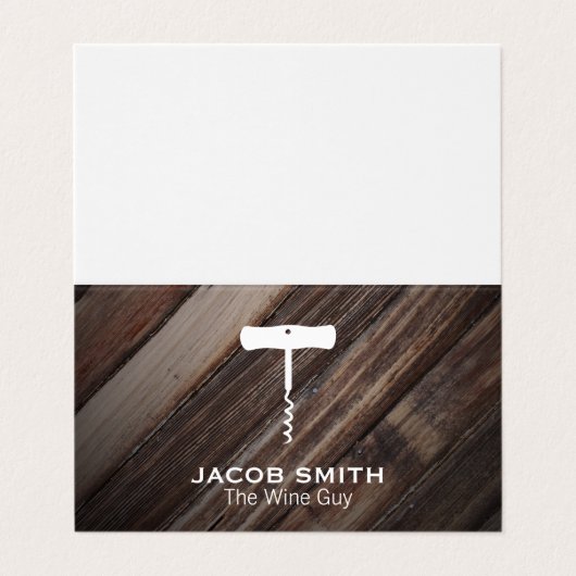 アウトドア | ワイン 名刺 (外部フラット)