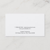 アウトドア |ワイン |木製トリム |ワイナリー 名刺 (裏面)