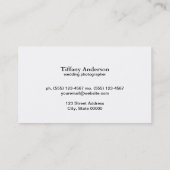 アウトドア《写真》ぼけ味 名刺 (裏面)