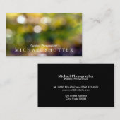 アウトドア《写真》ぼけ味 名刺 (正面/裏面)